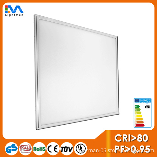 Pure white 62x62 36w led panel light for hallway